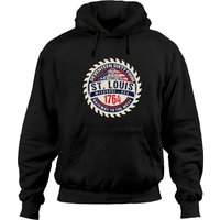 St. Louis Missouri Gateway Arch Old Courthouse Souvenir Gift Hoodies — Sweats à capuche pour hommes