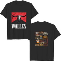 Cute Wallen Shirt Merch Tee Wallen Western Shirt, Country Music Double Sided Shirt — Mens T Shirts