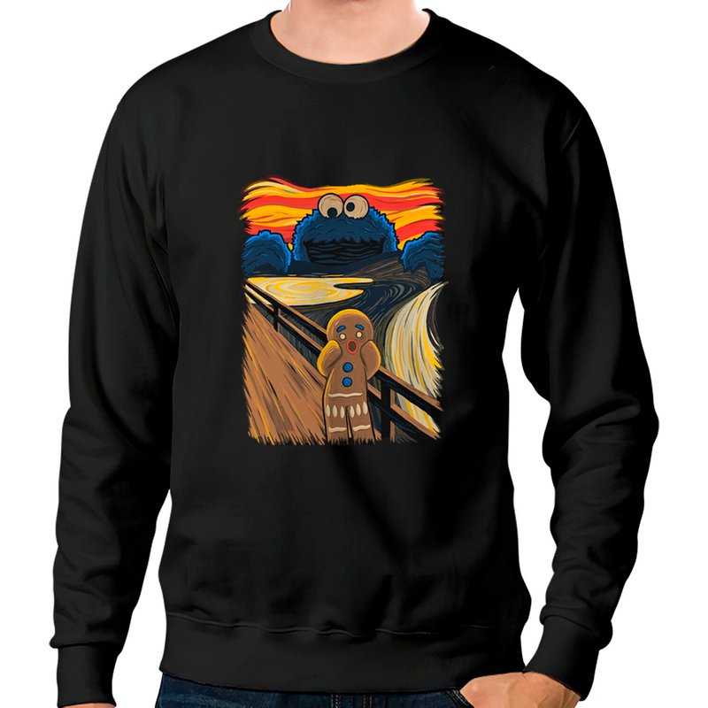 The Scream Cookie Parody - Gift Idea - Sweatshirts