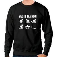 West Highland White Terrier Training Westie Dog Tricks - West Highland White Terrier - Sweatshirts — Sweats à capuche pour hommes
