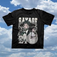Vintage Inspired 21 Savage Graphic Rap Tee