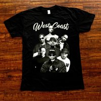 West Coast Rapper Snoop Dog Tupac T-shirts — T-shirts pour hommes