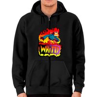 Fnf Whitty Mod Character Graffiti - Fnf Whitty - Zip Hoodies