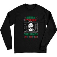 Roy Kent Merry Fcking Christmas Hilarious Holiday Spirits Sports Comedy Here There Everywhere Long Sleeves