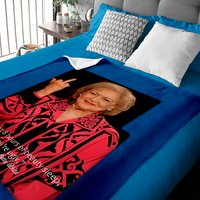 556 Gear Betty White - Beauty Sleep Ugly Funny Quote Baby Blankets - Xlarge — Couvertures pour bébé