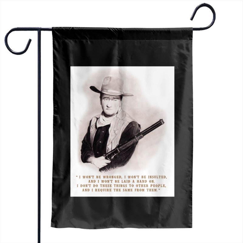 The Duke - John Wayne - Garden Flags — Decorative Flags