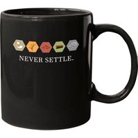 Never Settle - Settlers Of Catan - Mugs