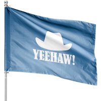 Cowboy Hat Yeehaw House Flags