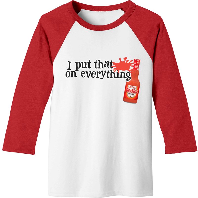 Frank's Redhot Original Hot Sauce Baseball Tees — T-shirts pour hommes