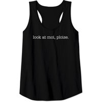 Look At Moi, Ploise! - White Type - Kath And Kim - Tank Tops