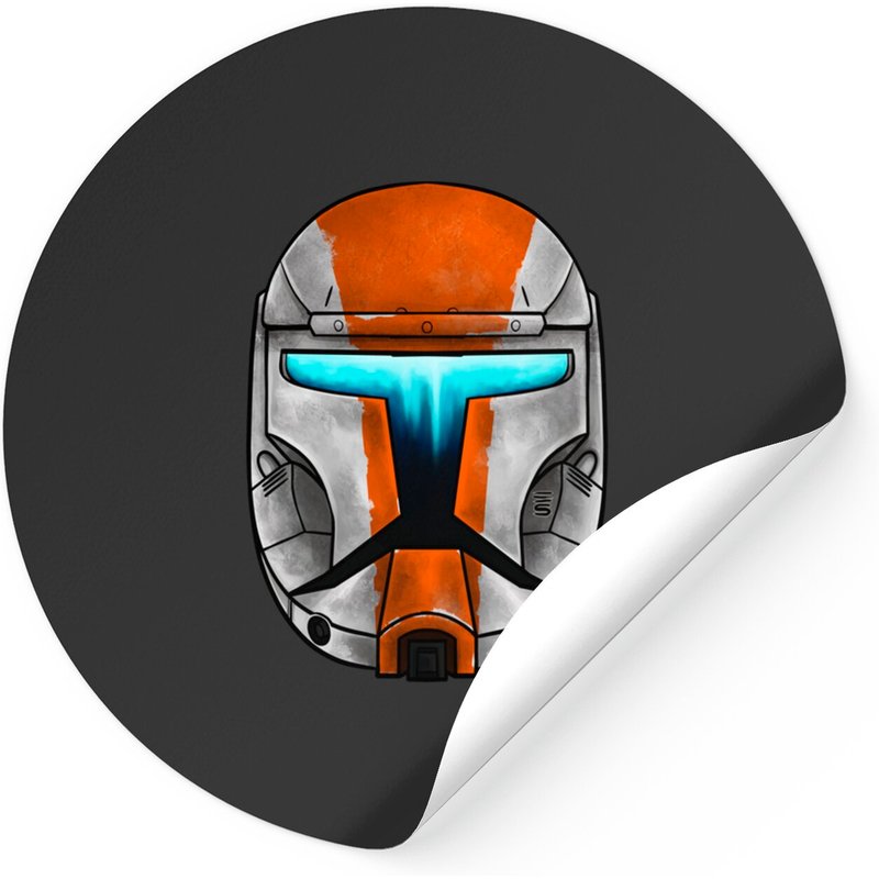Delta Squad Boss Helmet - Republic Commando - Stickers — Stickers & Decals