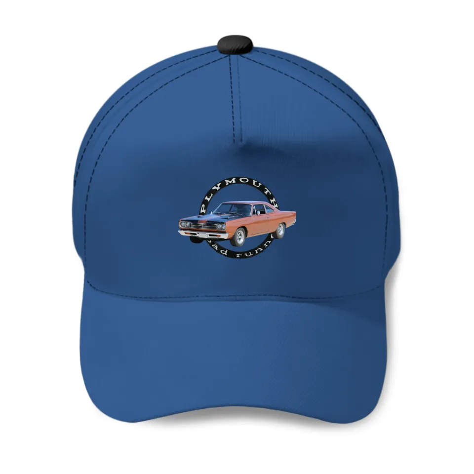 1969 Plymouth Roadrunner On Front And Back - Plymouth Road Runner - Baseball Caps — Casquette de baseball