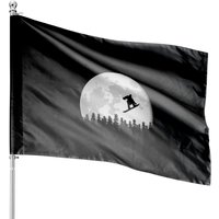 Snowboard Moon Snowboarder - Snowboard - House Flags
