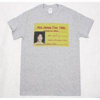 Prince Rick James Tour Pass Grey T-shirt