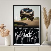 Rip Ken Block 43 Vintage Poster — Affiches et impressions