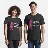 Barney Commit Tax Fraud Customize Essential T-shirt