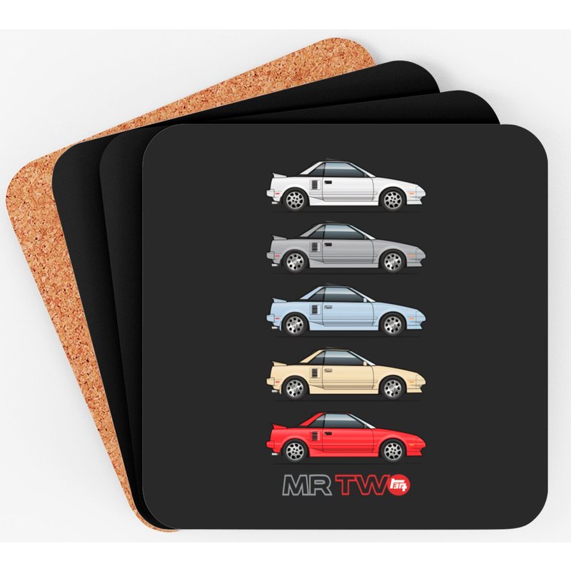 Mr2 Stances - Toyota Mr2 - Coasters — Coasters & Placemats