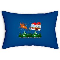 Mailman Postal Truck Mail Carrier Xmas Christmas Lumbar Pillows
