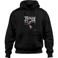 Aaron Judge Kids Hoodies - New York Y Baseball Aaron Judge Cartoon Wht