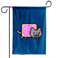 Nyan Cat - Nyan Cat Rainbow - Garden Flags