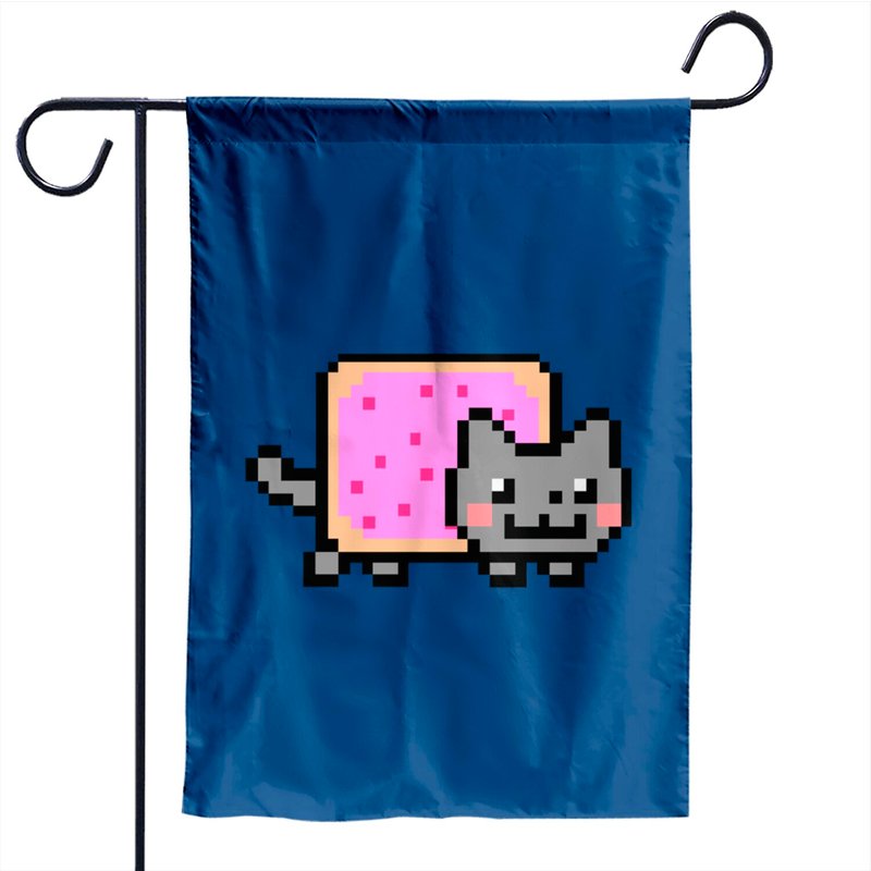 Nyan Cat - Nyan Cat Rainbow - Garden Flags — Decorative Flags