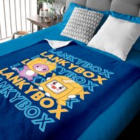 Kids Lankybox Inspired Baby Blankets Funny Viral Youtuber Merch — Baby Blankets