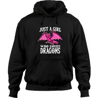 Kawaii Dragon Hoodies Just A Girl Who Loves Dragons — Sweats à capuche pour hommes