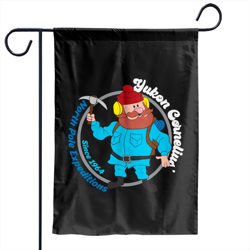 Yukon's North Pole Expeditions - Yukon Cornelius - Garden Flags — Decorative Flags