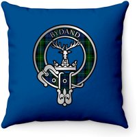Clan Gordon Tartan Crest Throw Pillows — Decorative Cushions