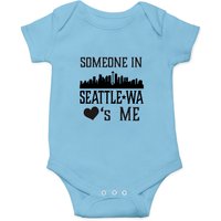 Someone In Seattle Washington Loves Me Onesies