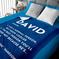David Definition Funny Personalized Name For David Baby Blankets — Couvertures pour bébé