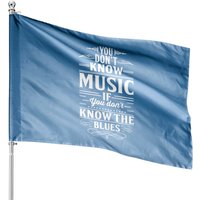 Blues Music Shirt House Flags — Drapeaux décoratifs