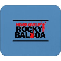 Rocky Balboa | Fan Art | Never Give Up Mouse Pads