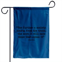 George Orwell Quote - George Orwell Quote - Garden Flags — Drapeaux décoratifs