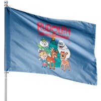 Rudolph The Red Nosed Reindeer House Flags — Drapeaux décoratifs