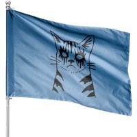 Metal Cat - Metal - House Flags — Drapeaux décoratifs