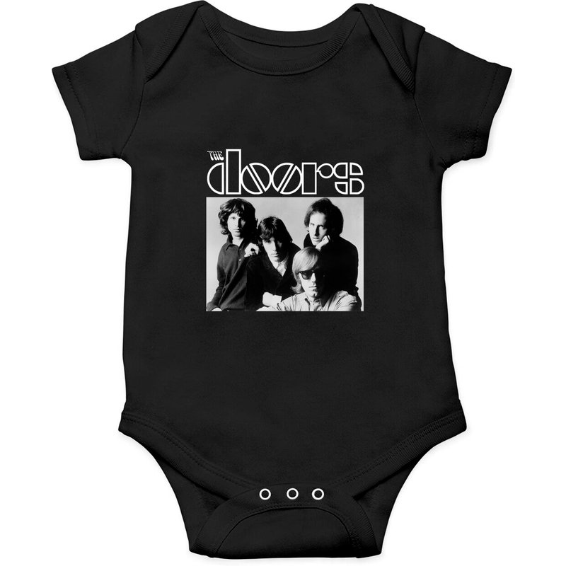 The Doors Tee, Rock Band Onesies, Doors Logo Onesies — Bodys bébé