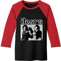 The Doors Tee, Rock Band Baseball Tees, Doors Logo Baseball Tees — Mens T Shirts