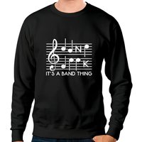 Band Geek Musician Musical Notes Instrument Player Sweatshirts — Sweats à capuche pour hommes