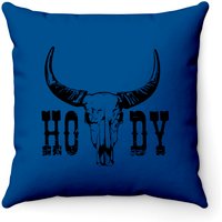 Howdy Throw Pillows Western Graphic Tee