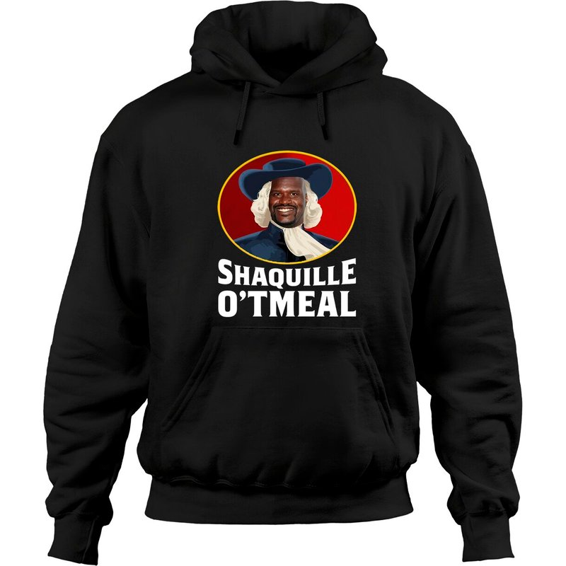 Shaquille Oatmeal O'neal Parody Funny Oats Tee| Shaquille Oatmeal Hoodies — Sweats à capuche pour hommes