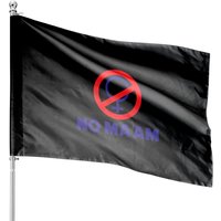 No Ma'am - Married With Children - No Maam Humor Parody Bundy Fans - House Flags — Decorative Flags