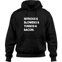 Nitrous Blowers Turbos Bacon Hoodies