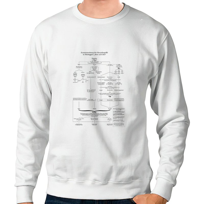 Martin Heidegger And Time Of Sweatshirts — Sweats à capuche pour hommes