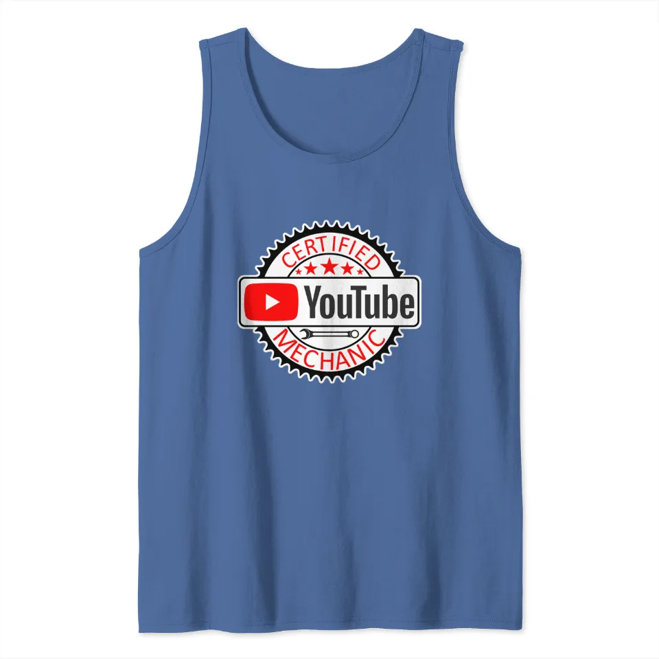 011 YouTube Certified Mechanic Men's Classic Tank Top — Mens T Shirts