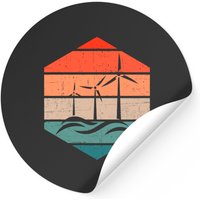 Wind Turbine Tower Technician Renewable Energy Stickers — Autocollants et stickers