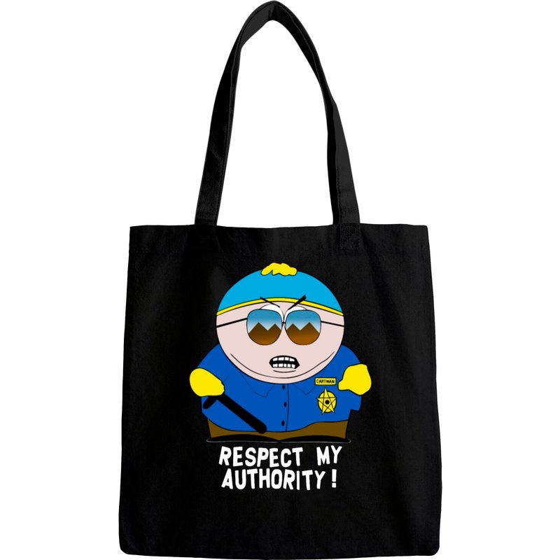 Respect My Authority Cool Vector Funny Bags — Sacs fourre-tout