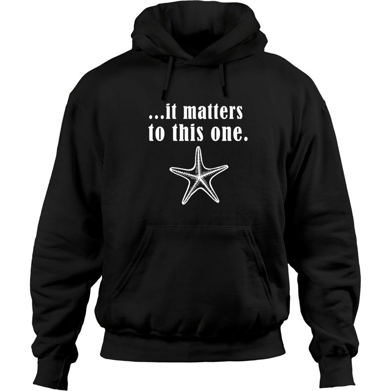 It Matters To This One Starfish Story Poem Hoodies Hoodies — Sweats à capuche pour hommes