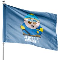 Respect My Authority Cool Vector Funny House Flags