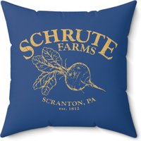 Schrute Farms Throw Pillows